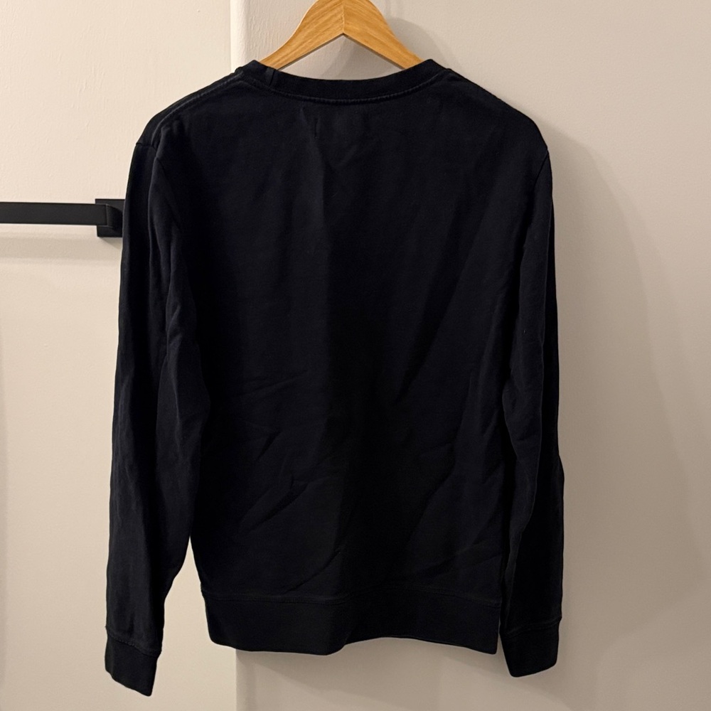 AllSaints Black Crewneck Sweatshirt - Picture 3 of 3